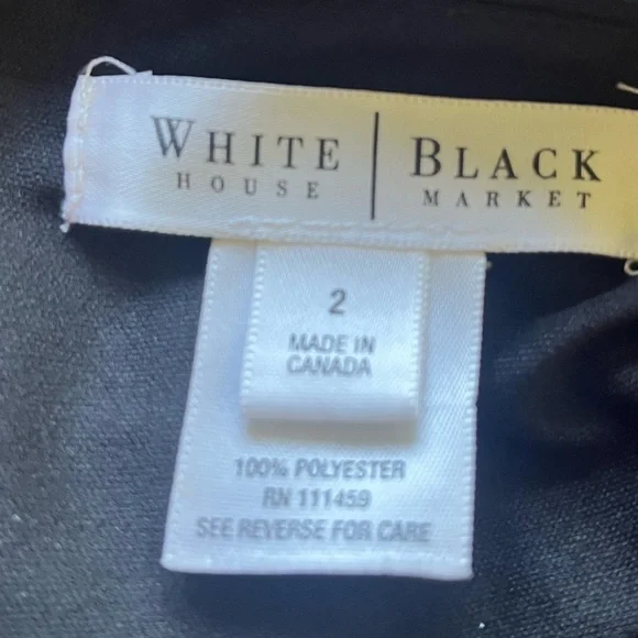 White House Black Market cross back halter cocktail dress - Picture 8 of 8